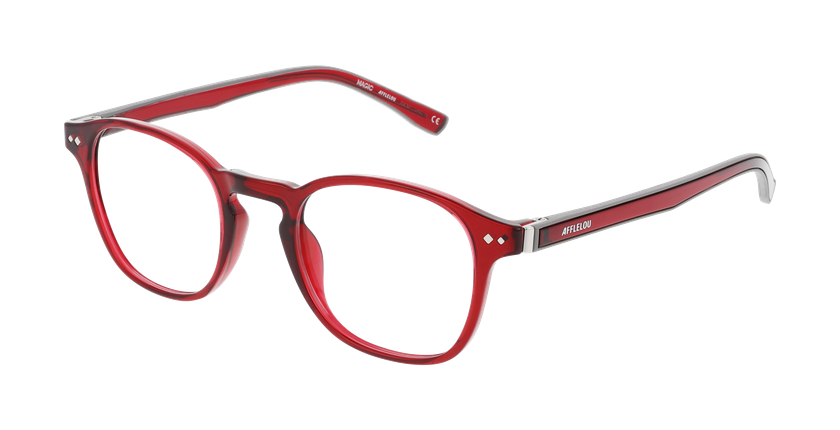GAFAS GRADUADAS hombre ARTY rojo - vista de frente