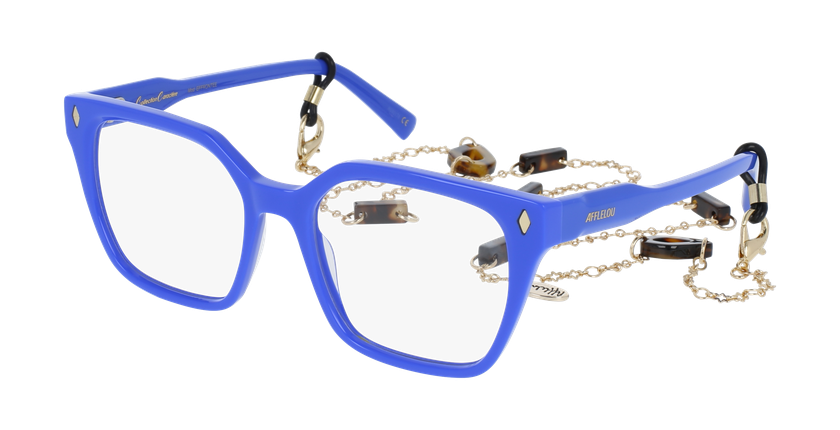 GAFAS GRADUADAS mujer CARACTÈRES EFFRONTÉE azul - vista de frente