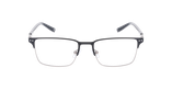 GAFAS GRADUADAS hombre BAPTISTE negro/plateado - vista de frente