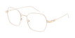 GAFAS GRADUADAS mujer MAGIC 170 rosa/dorado - vista de frente