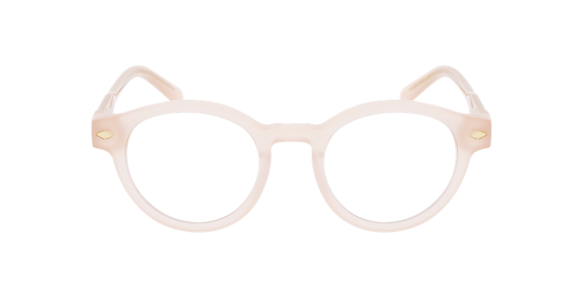 GAFAS GRADUADAS mujer CARACTÈRES DISCRÈTE marrón - vista de frente