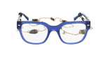 GAFAS GRADUADAS mujer CARACTÈRES AUDACIEUSE azul/morado - vista de frente