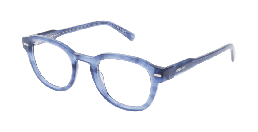 GAFAS GRADUADAS hombre CARACTÈRES OPTIMISTE azul/azul cristal - vista de frente