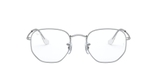 GAFAS GRADUADAS 0RX6448 plateado - vista de frente