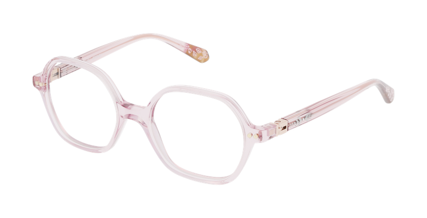 GAFAS GRADUADAS niños FROZEN 8 rosa - vista de frente