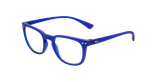 GAFAS GRADUADAS hombre BLUE BLOCK 2 UNISEX azul/azul oscuro mate - vista de 3/4