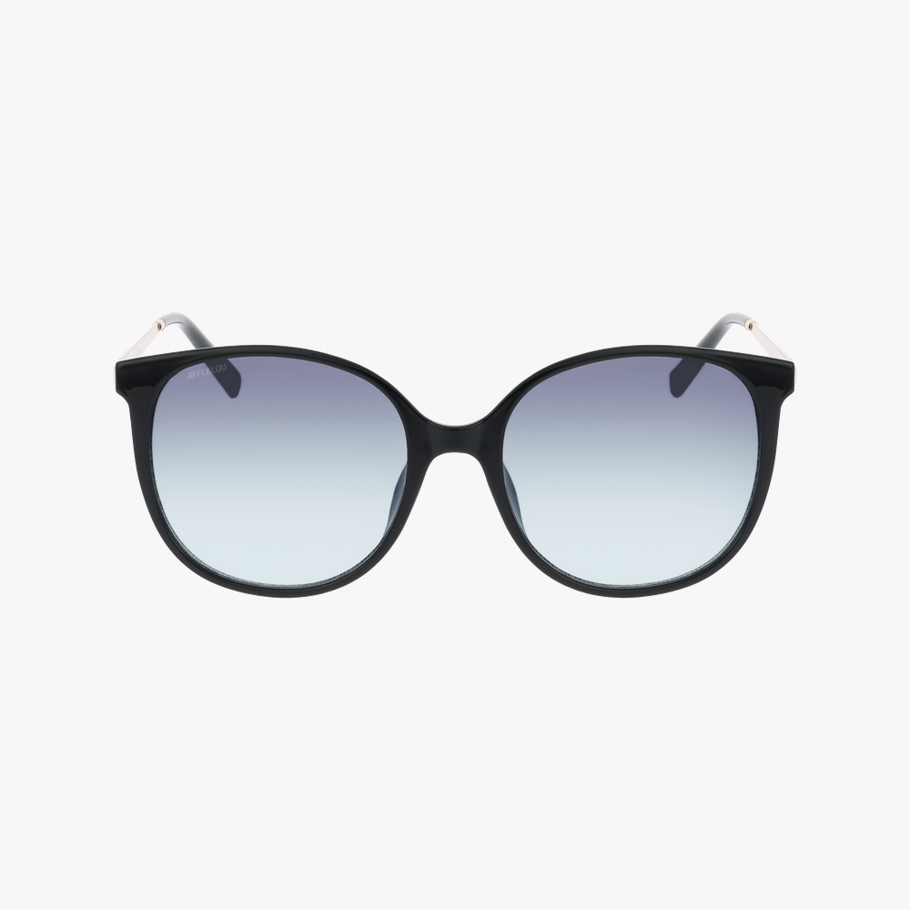 GAFAS DE SOL mujer KARIA negro/dorado - vista de frente