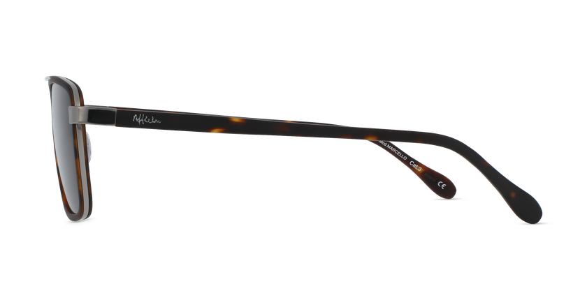 GAFAS DE SOL hombre MARCELLO carey/plateado - vista de frente