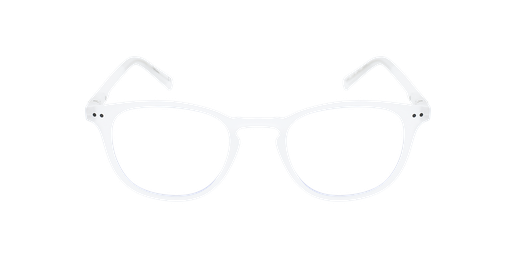 GAFAS GRADUADAS FORTY anti-luz azul color Blanco blanco/blancovista de frente