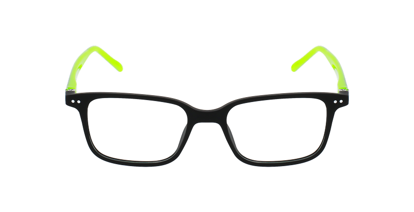 GAFAS GRADUADAS niños MARCUS negro/verde - vista de frente