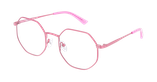 GAFAS GRADUADAS mujer RZERO40 rosa/dorado - vista de frente