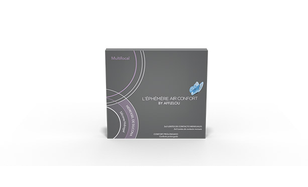 Lentillas L'EPHEMERE AIR CONFORT MULTIFOCAL MENSUALES  - 6L - vista de frente