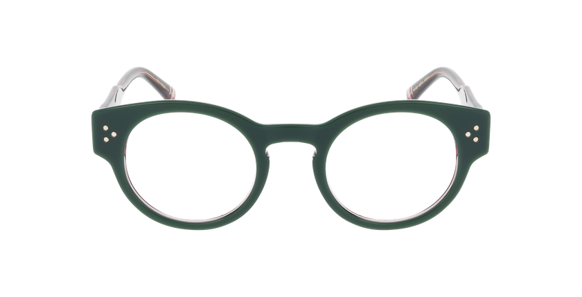GAFAS GRADUADAS mujer CARACTÈRES FIDELE verde - vista de frente