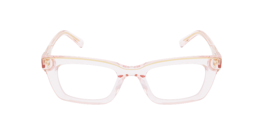 GAFAS GRADUADAS mujer CARACTÈRES FIL D'OR CRÉATIVE rosa - vista de frente