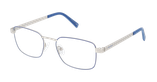 GAFAS GRADUADAS hombre ERWAN plateado/azul - vista de frente