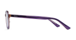 GAFAS GRADUADAS niños MAGIC JAMY morado/rosa - vista de frente