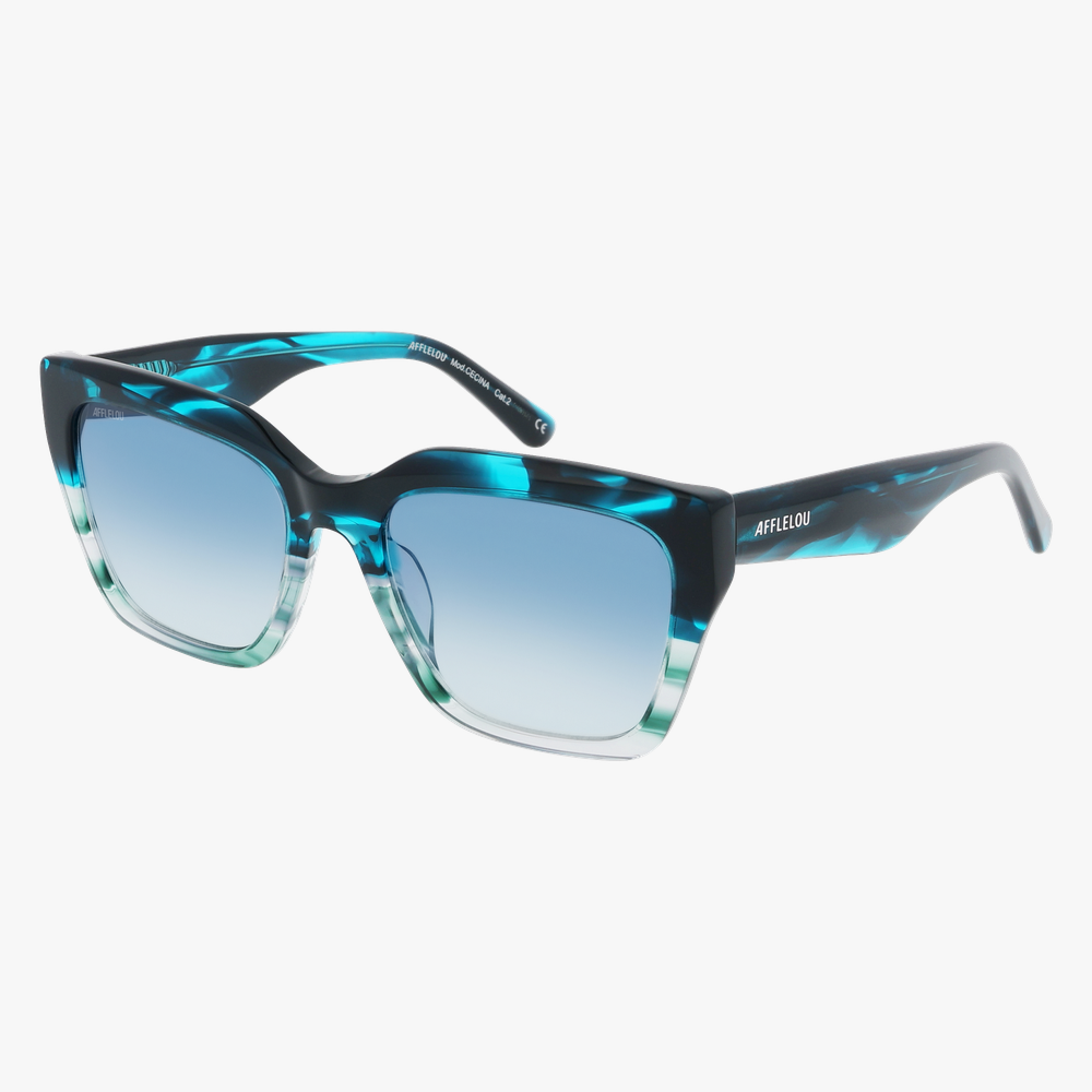 GAFAS DE SOL mujer CECINA azul - vista de frente