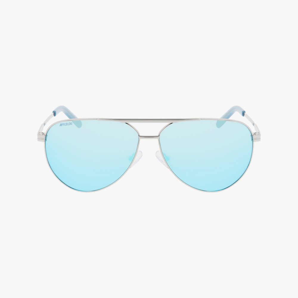 GAFAS DE SOL hombre RYKER POLARIZED plateado - vista de frente