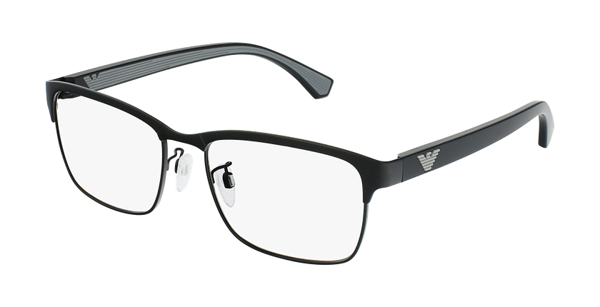GAFAS GRADUADAS hombre EA 1098 negro mate - vista de frente