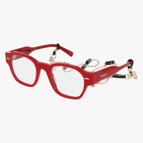 GAFAS GRADUADAS mujer CARACTÈRES AUTHENTIQUE rojo