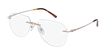 GAFAS GRADUADAS MAGIC 138 dorado/azul - vista de frente