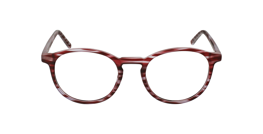 GAFAS GRADUADAS niños RZERO26 rojo marmoleado - vista de frente