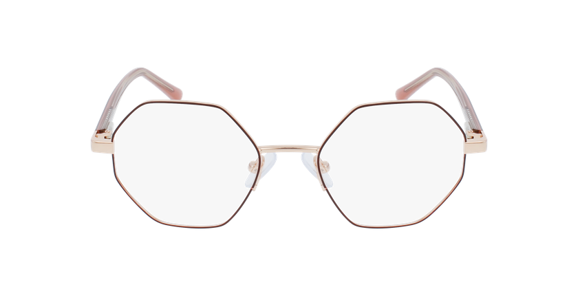 GAFAS GRADUADAS niños MAGIC JUDITH rojo/dorado - vista de frente