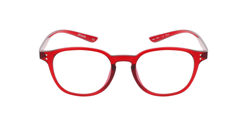 GAFAS GRADUADAS M3URD01 rojo - vista de frente
