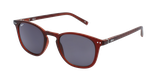 GAFAS GRADUADAS FORTY solar color Burdeos rojo/rojo - vista de 3/4
