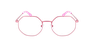 GAFAS GRADUADAS mujer RZERO40 rosa/dorado