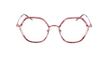GAFAS GRADUADAS mujer MAGIC218 rosa/dorado - vista de frente