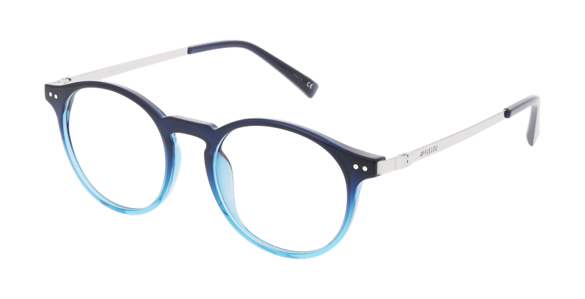 GAFAS GRADUADAS hombre DAYAN azul/plateado - vista de frente