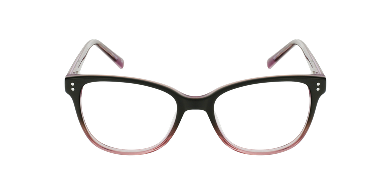 Gafas graduadas niños CARLA negro/rojovista de frente Gafas graduadas niños CARLA negro/rojovista de frente