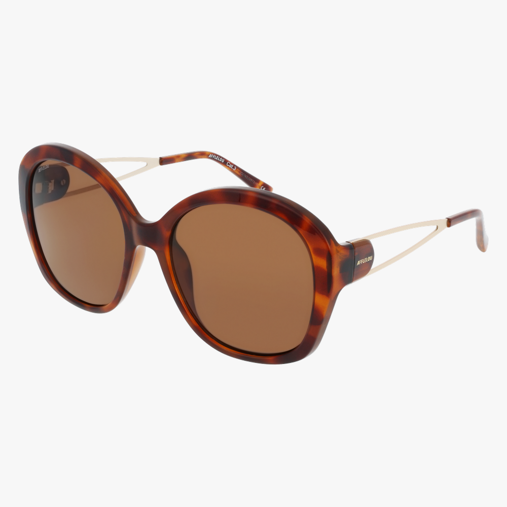 GAFAS DE SOL mujer NEIVA carey/dorado - vista de frente