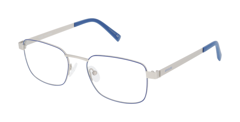 GAFAS GRADUADAS hombre ERWAN plateado/azul - vista de frente