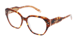 GAFAS GRADUADAS mujer CARACTÈRES RAFFINÉE carey/rojo - vista de frente