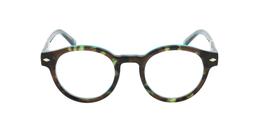 GAFAS GRADUADAS mujer CARACTÈRES DISCRÈTE carey - vista de frente