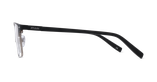 GAFAS GRADUADAS hombre BAPTISTE negro/plateado - vista de frente