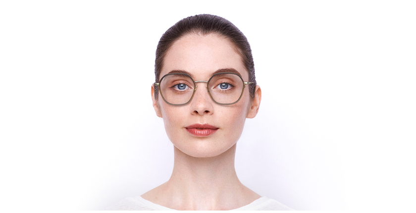 GAFAS GRADUADAS mujer MAGIC 187 marrón - vista de frente