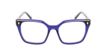 GAFAS GRADUADAS mujer CARACTÈRES FIL D'OR EFFRONTÉE azul - vista de frente