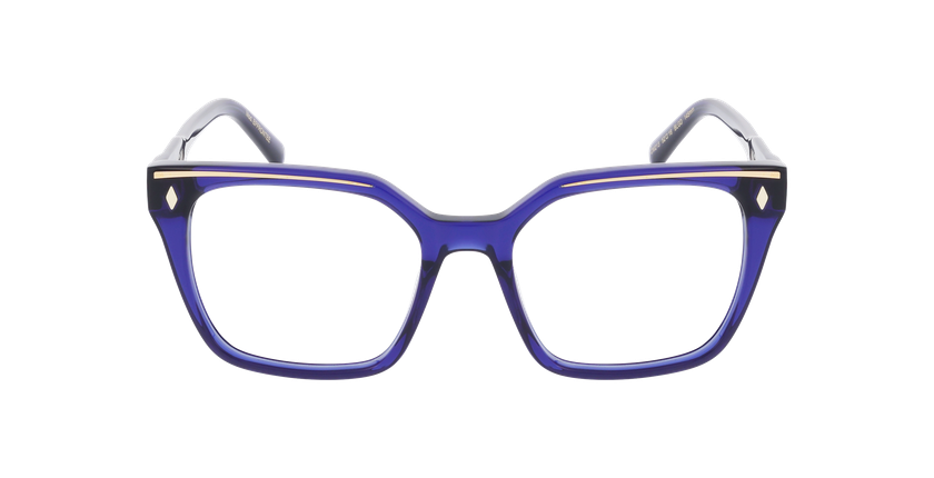 GAFAS GRADUADAS mujer CARACTÈRES FIL D'OR EFFRONTÉE azul - vista de frente