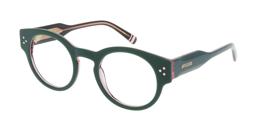 GAFAS GRADUADAS mujer CARACTÈRES FIDELE verde - vista de frente