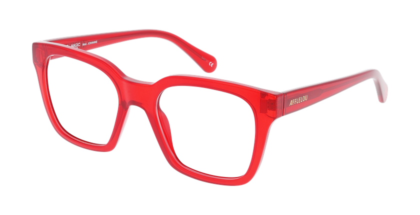 GAFAS GRADUADAS mujer JOHANNE rojo - vista de frente