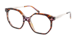 GAFAS GRADUADAS mujer FANNIE carey/morado - vista de frente