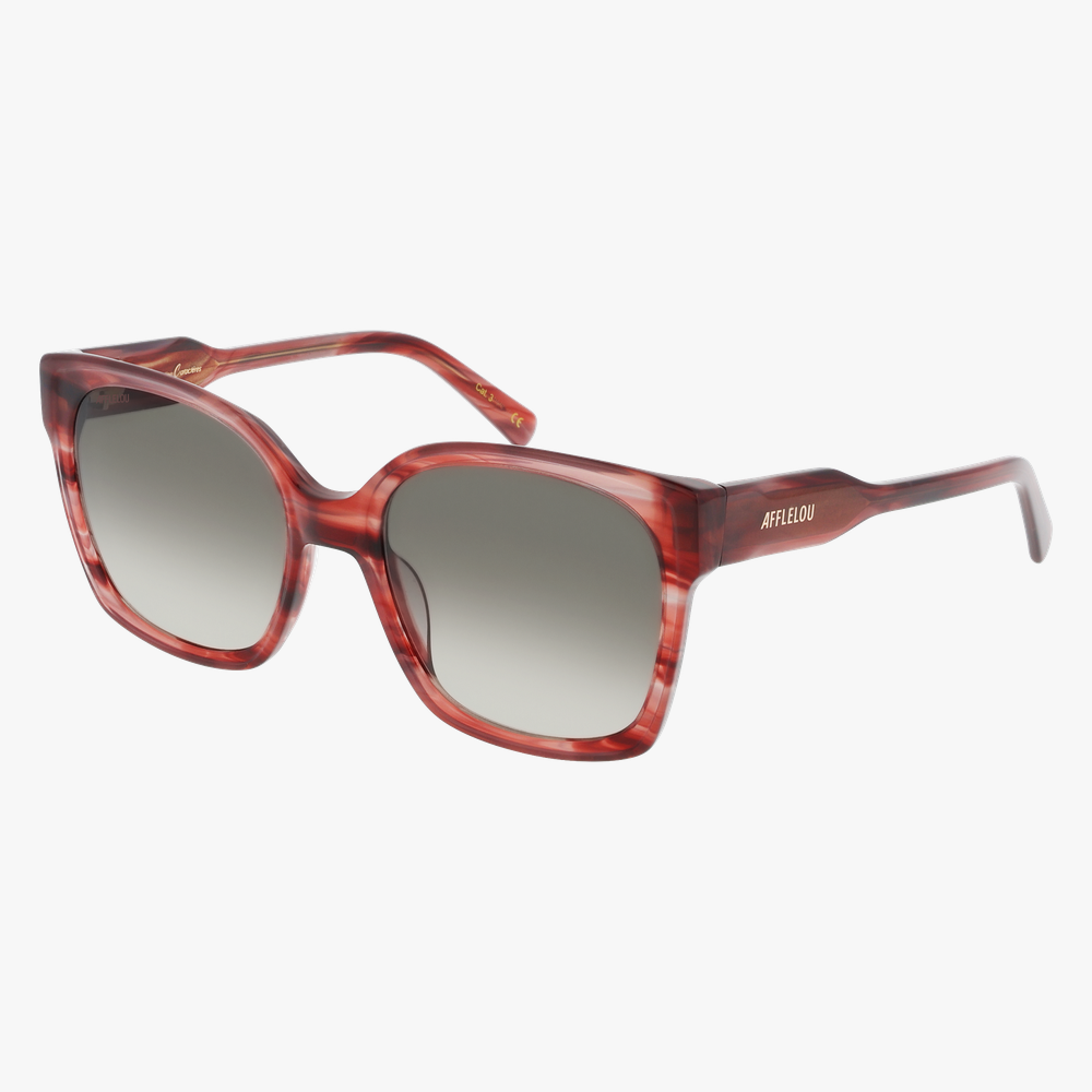 GAFAS DE SOL mujer INFLUENTE rojo - vista de frente
