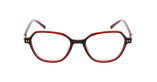 GAFAS GRADUADAS mujer ARMELLE rojo - vista de frente