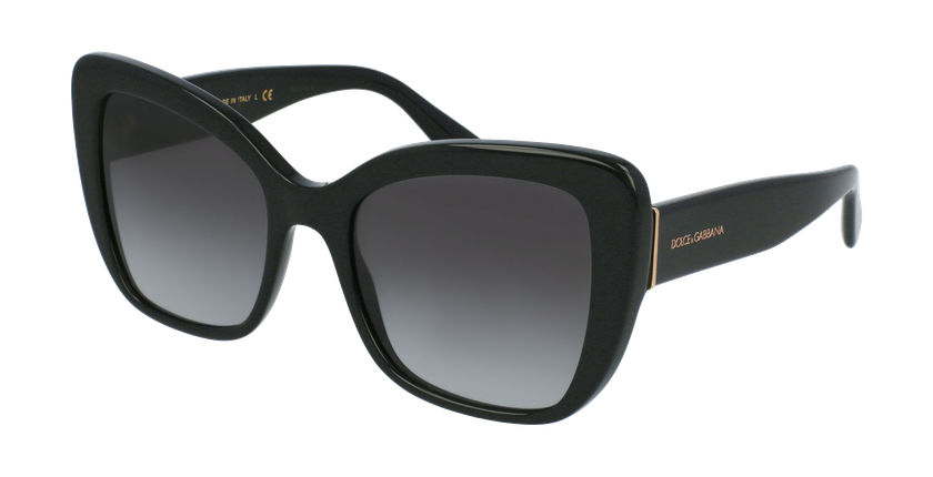 GAFAS DE SOL mujer 0DG4348 negro - vue de 3/4