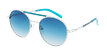 GAFAS DE SOL HEROS gris/turquesa - vista de frente
