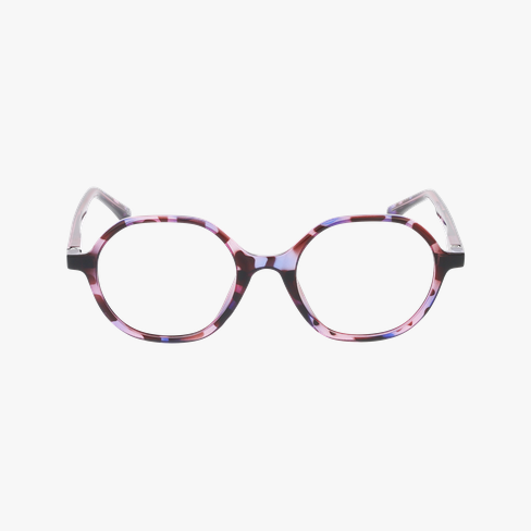 GAFAS GRADUADAS niños CALIE carey/morado vista de frente