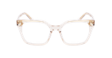 GAFAS GRADUADAS mujer CARACTÈRES FIL D'OR EFFRONTÉE marrón - vista de frente